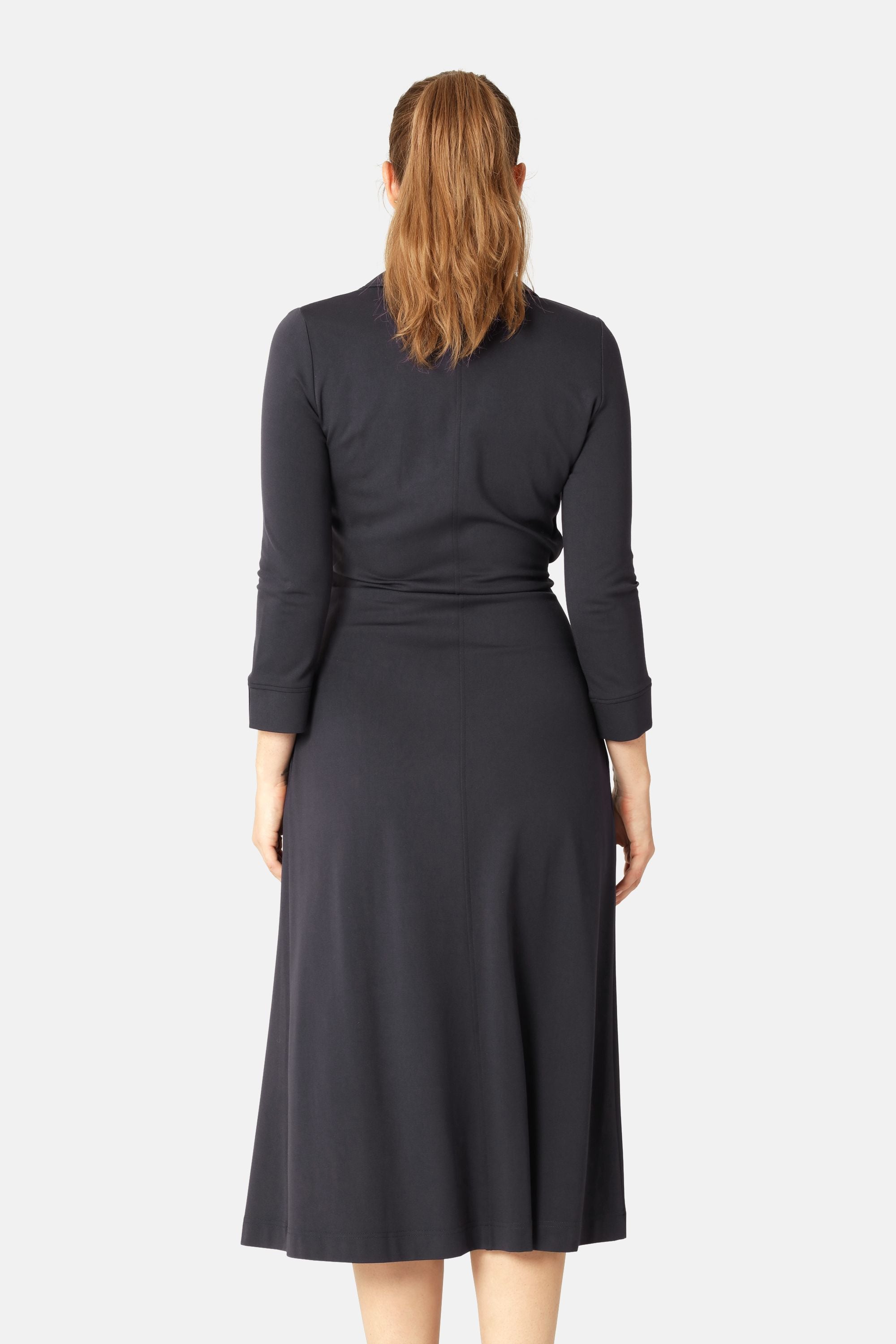 Kjole med Lange Ermer og Legg - Dark Indigo